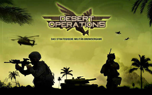 Spiele jetzt Browsergame Desert Operations
